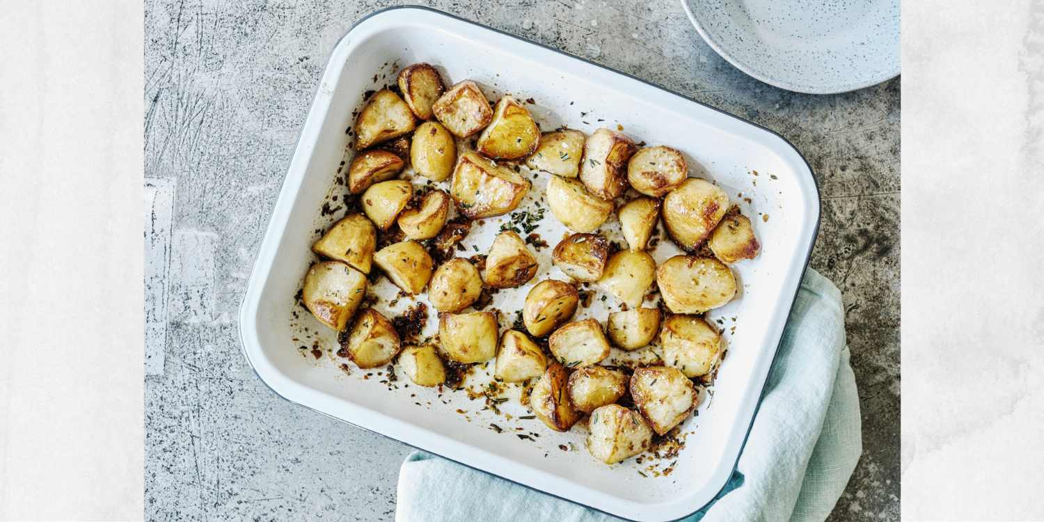 Make ahead best ever crispy roast potatoes