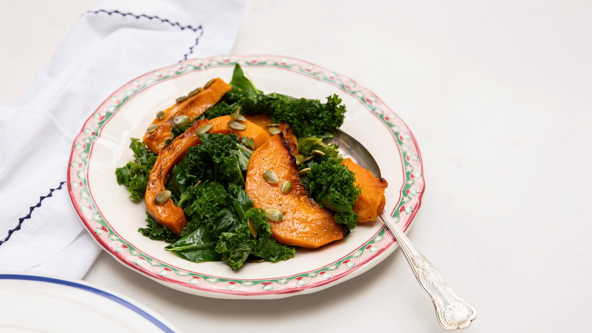 Autumnal Squash & Kale Salad