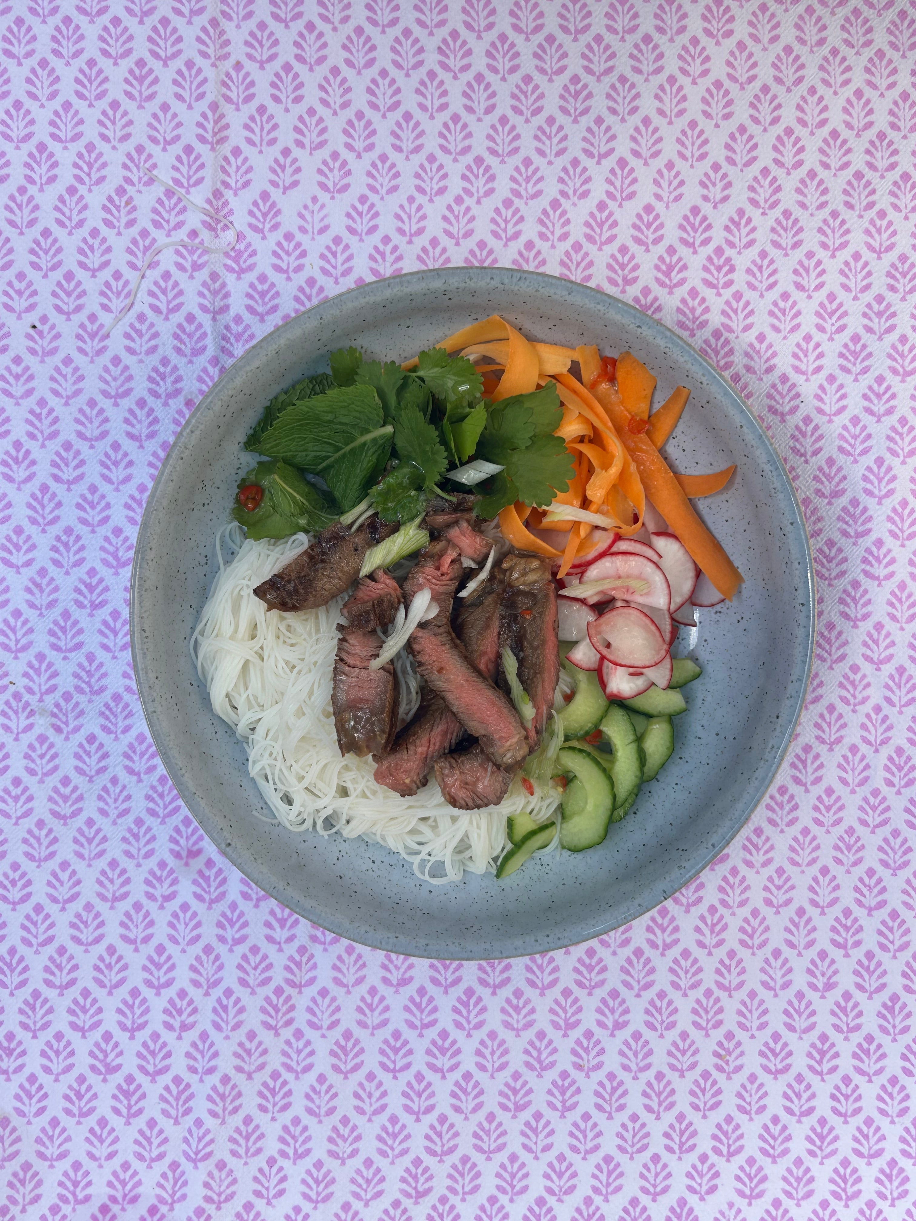 Sizzle & Drizzle: Asian Inspired Noodle Salad