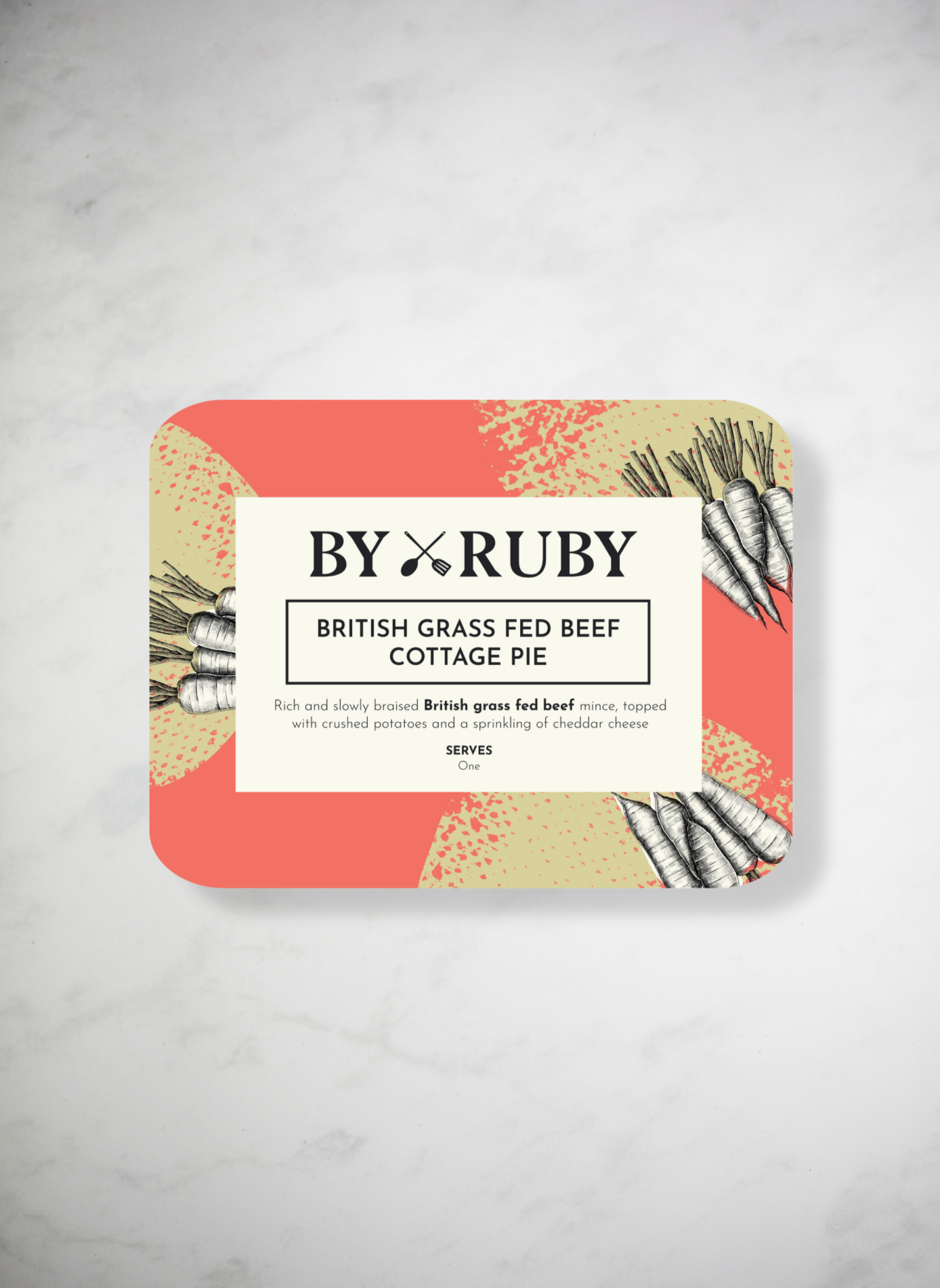 British grass fed beef cottage pie